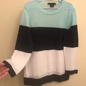 Armani exchange striped long sleeve shirt 💙